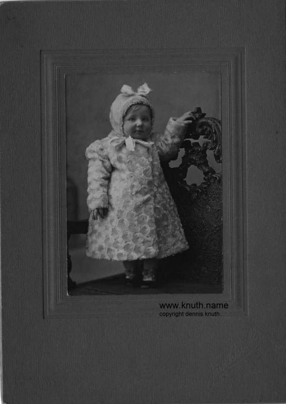 Teresa Knuth as a child