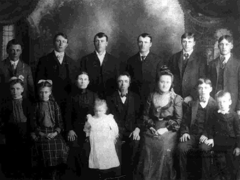 The Karl Knuth Immigrant Family in America - Karl was also known as Carl and Charles