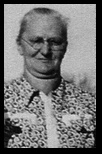 Willhelmina Albertina Bann Knuth later in her life.  Minnie died at the age of 61 in 1942.  Note the goiter on her neck